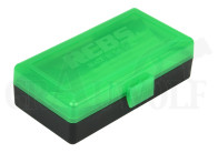 RCBS Klappdeckelbox für 50 Patronen 9 mm Luger etc.