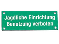 Dr. Gmünder Schildchen Reviereinrichtung 80 x 30 mm