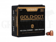 .40 / 10 mm 165 gr / 10,7 g Speer GoldDot-HP Hohlspitz Geschosse 100 Stück