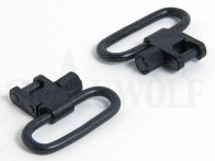 Uncle Mikes Schnellabnehmbare Riemenbügel QD-SS-BL Innenbreite der Öse 1.25" ca. 32 mm 2 Stück