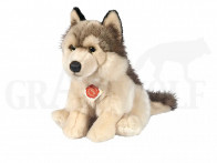 Teddy Plüschtier Wolf sitzend 29 cm