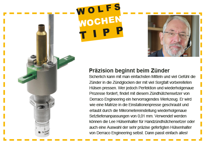 Grauwolf Wochentipp - Zündhütchensetzer Derraco Engineering