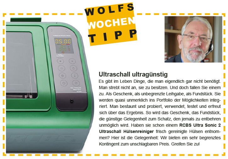 Grauwolf Wochentipp - RCBS Sonic Cleaner