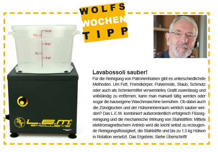Grauwolf Wochentipp - Hülsenreinigung